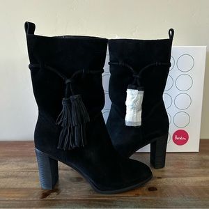 Boden Suede Slouchy Tassel Boots